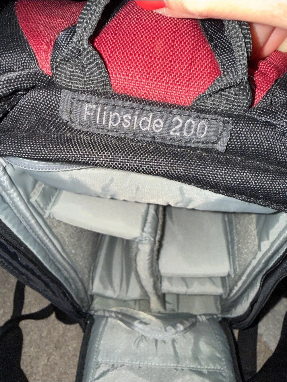 Lowepro backpack red